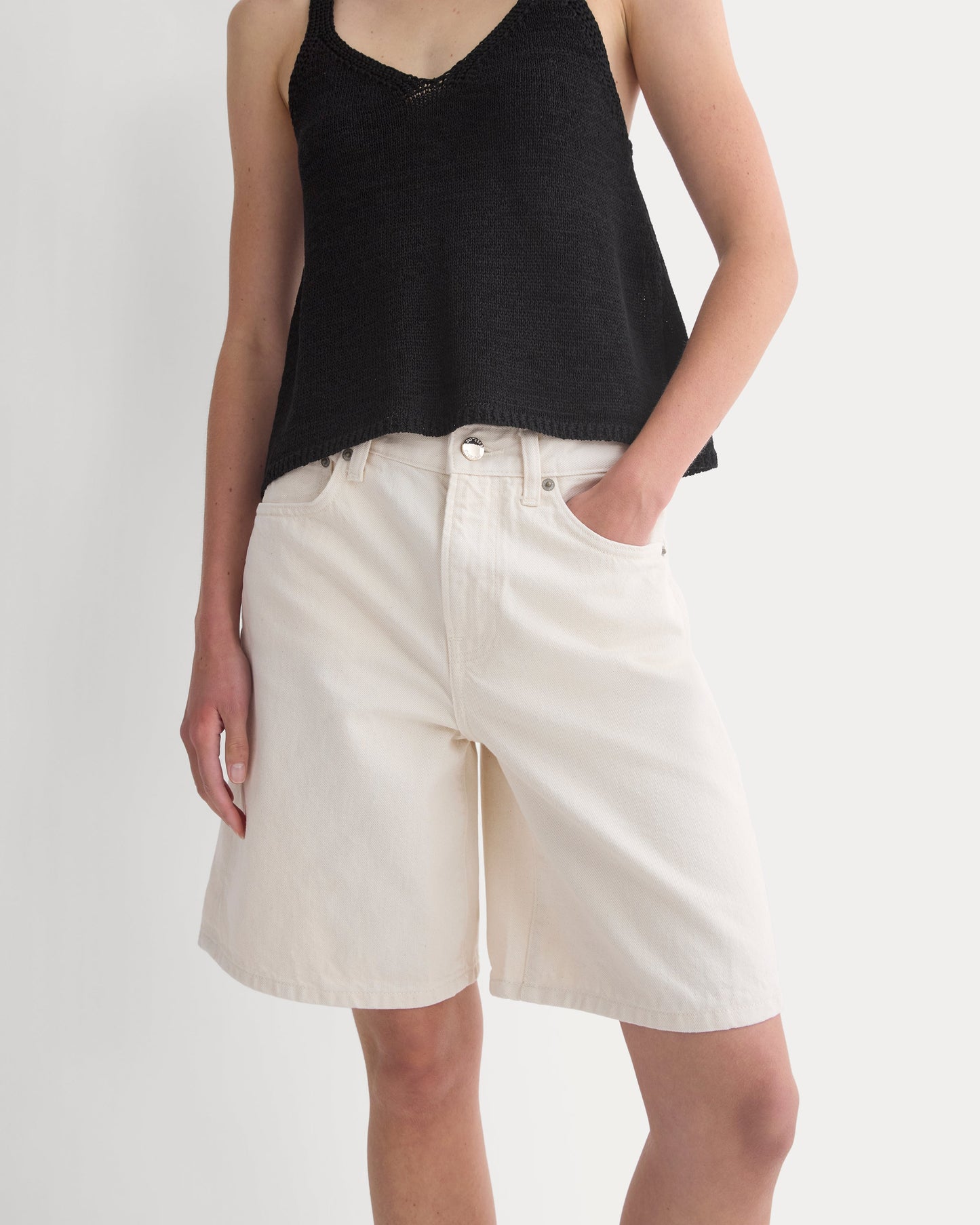 Loose Jean Short