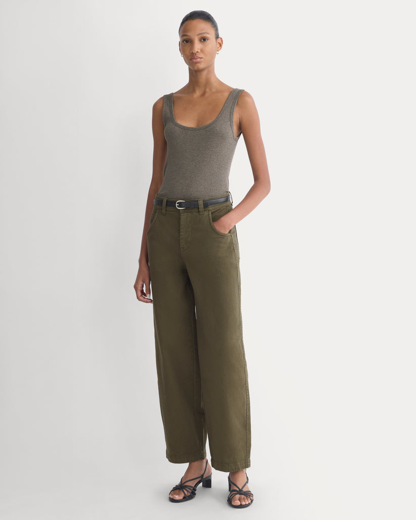 Utility Twill Barrel Pant
