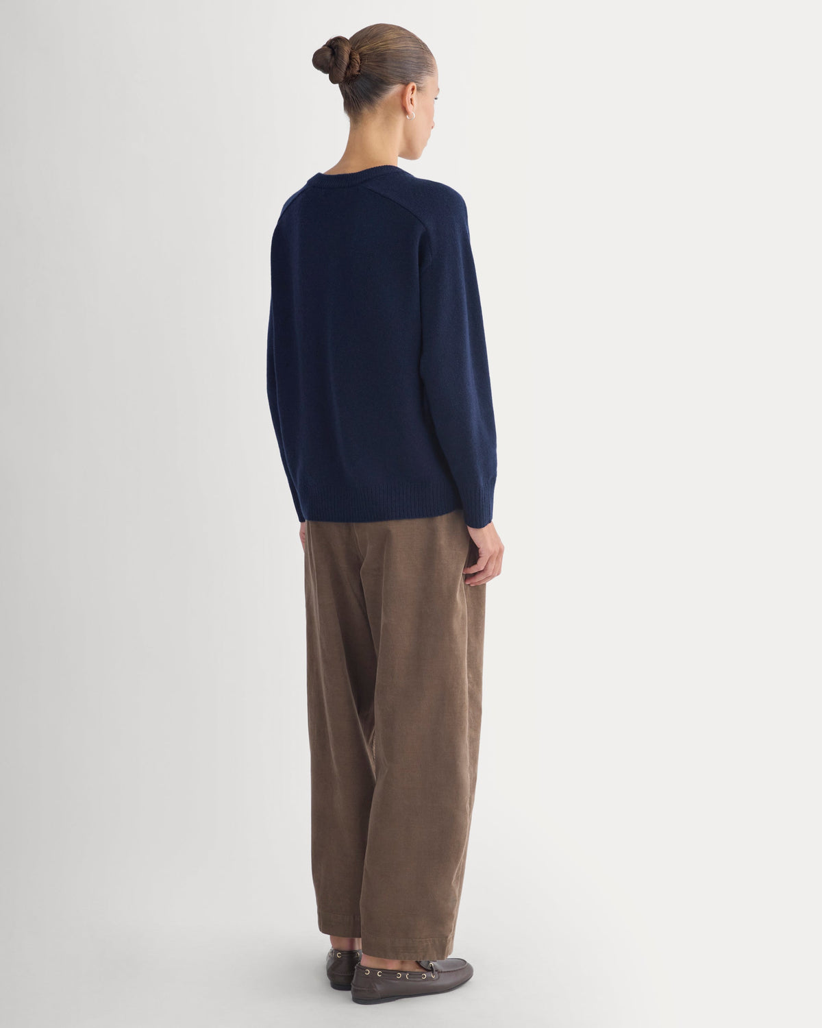 Cashmere High V Boyfriend Sweater