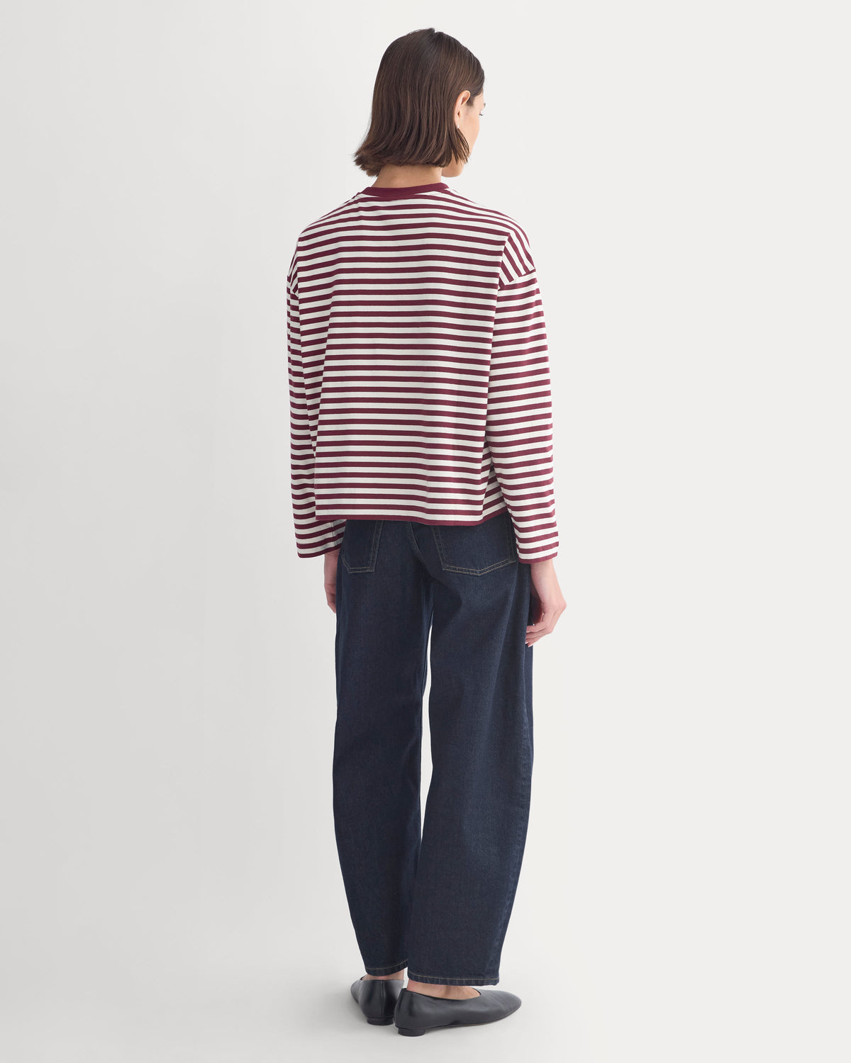 Forever Jersey Boxy Long-Sleeve Crew
