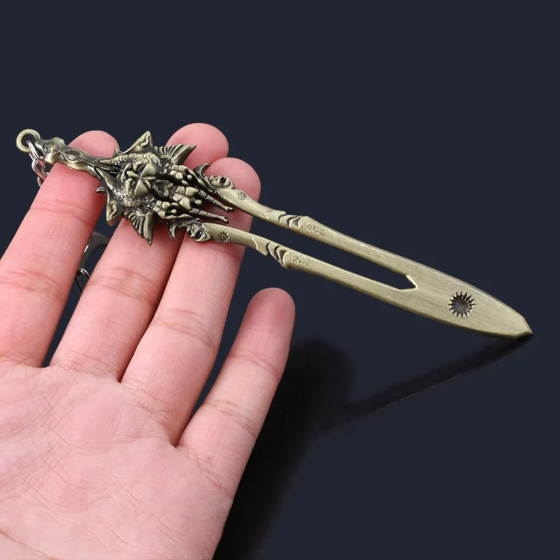 God of War Ragnarok 'Blade of Olympus' Keyring Metal Keychain