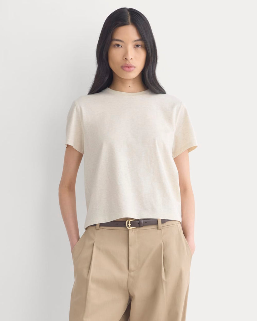 The Box-Cut Tee in Essential Cotton