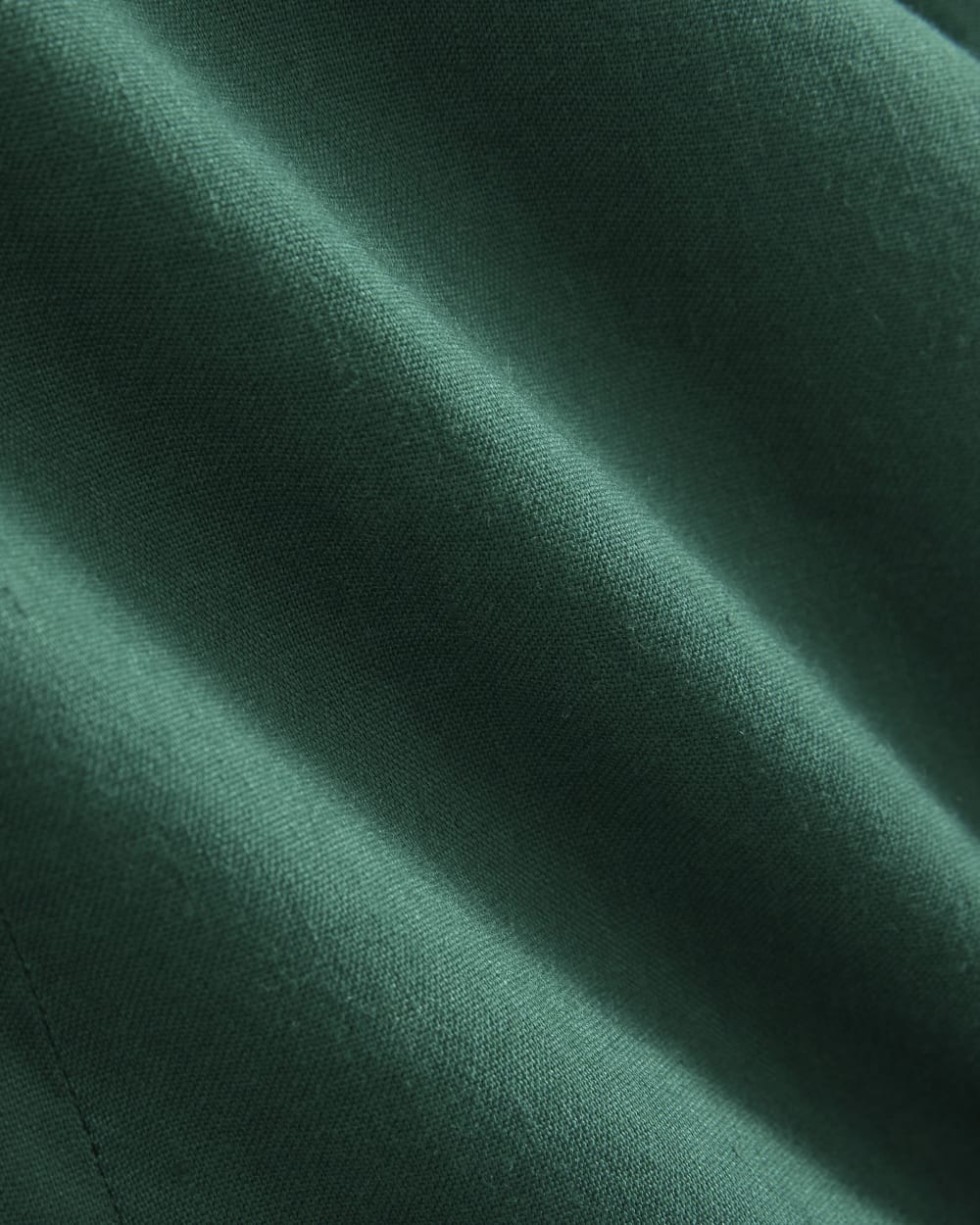 Tie-Neck Dress in Stretch Linen