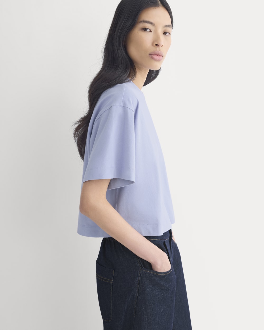 Forever Jersey Cropped Tee