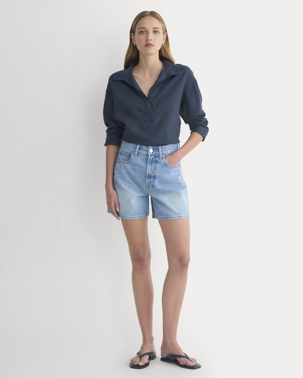 A-Line Denim Short
