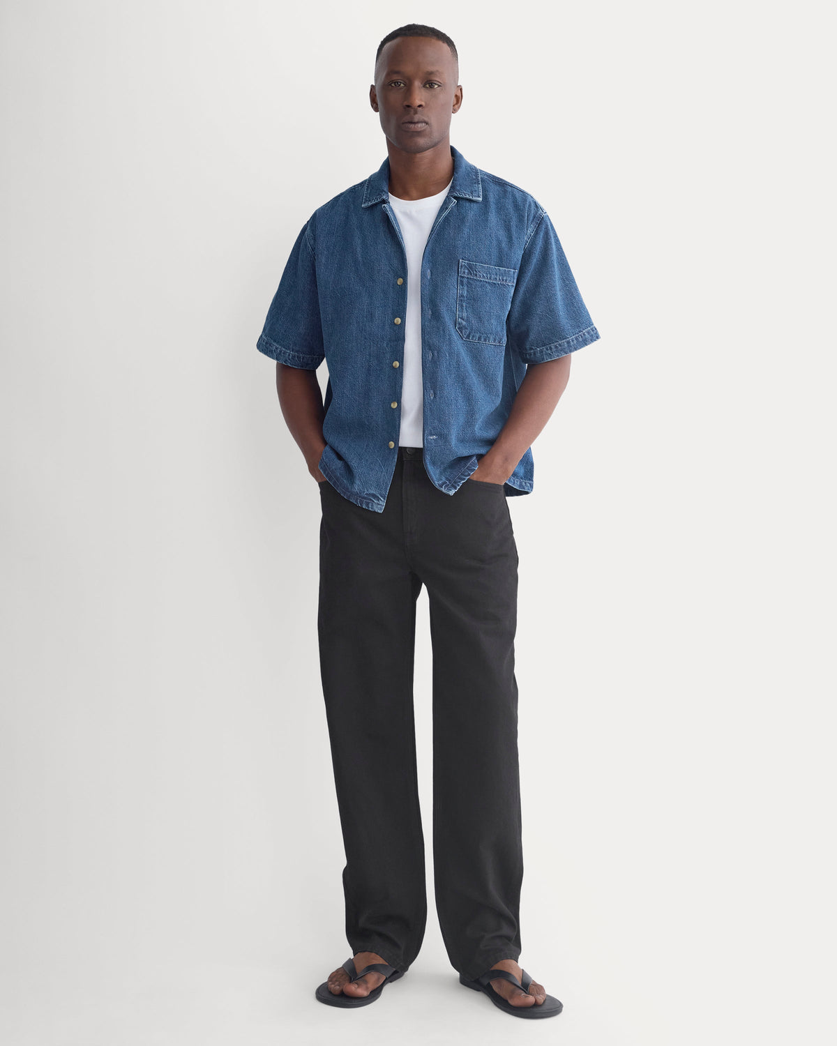 Lightweight Denim Resort Shirt