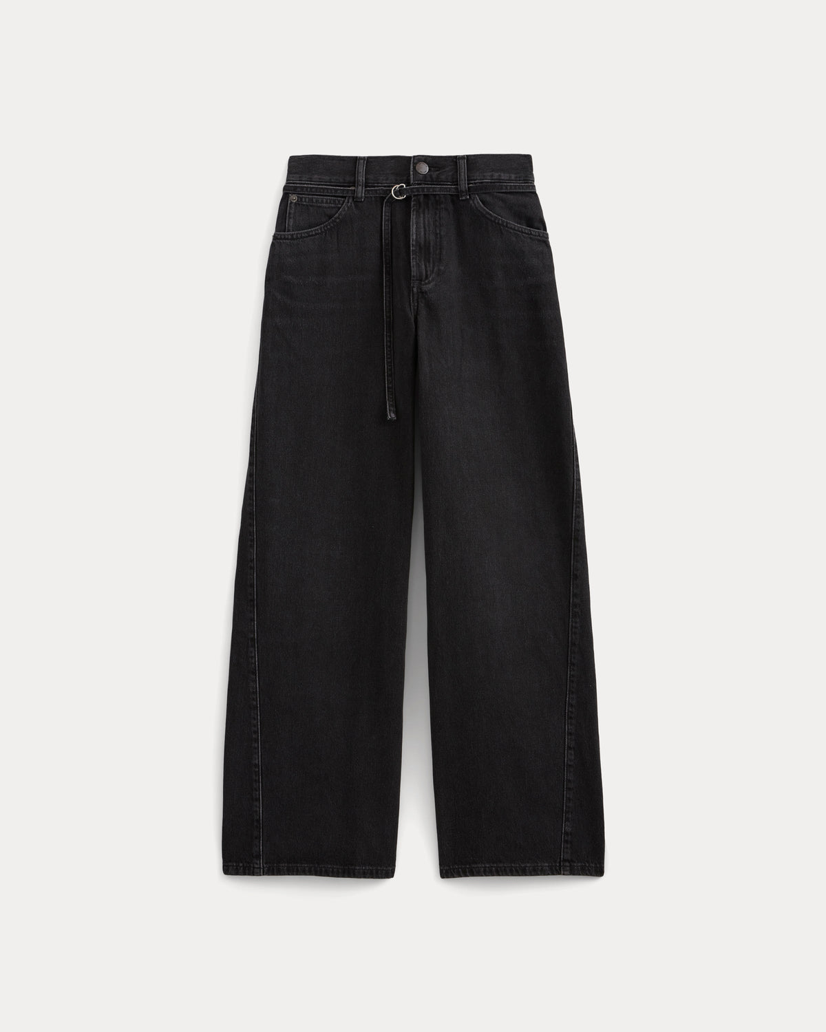 Lightweight Loose Wide-Leg Jean