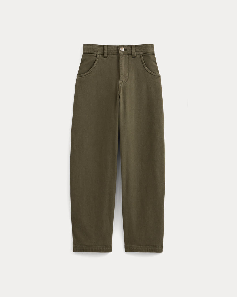 Utility Twill Barrel Pant
