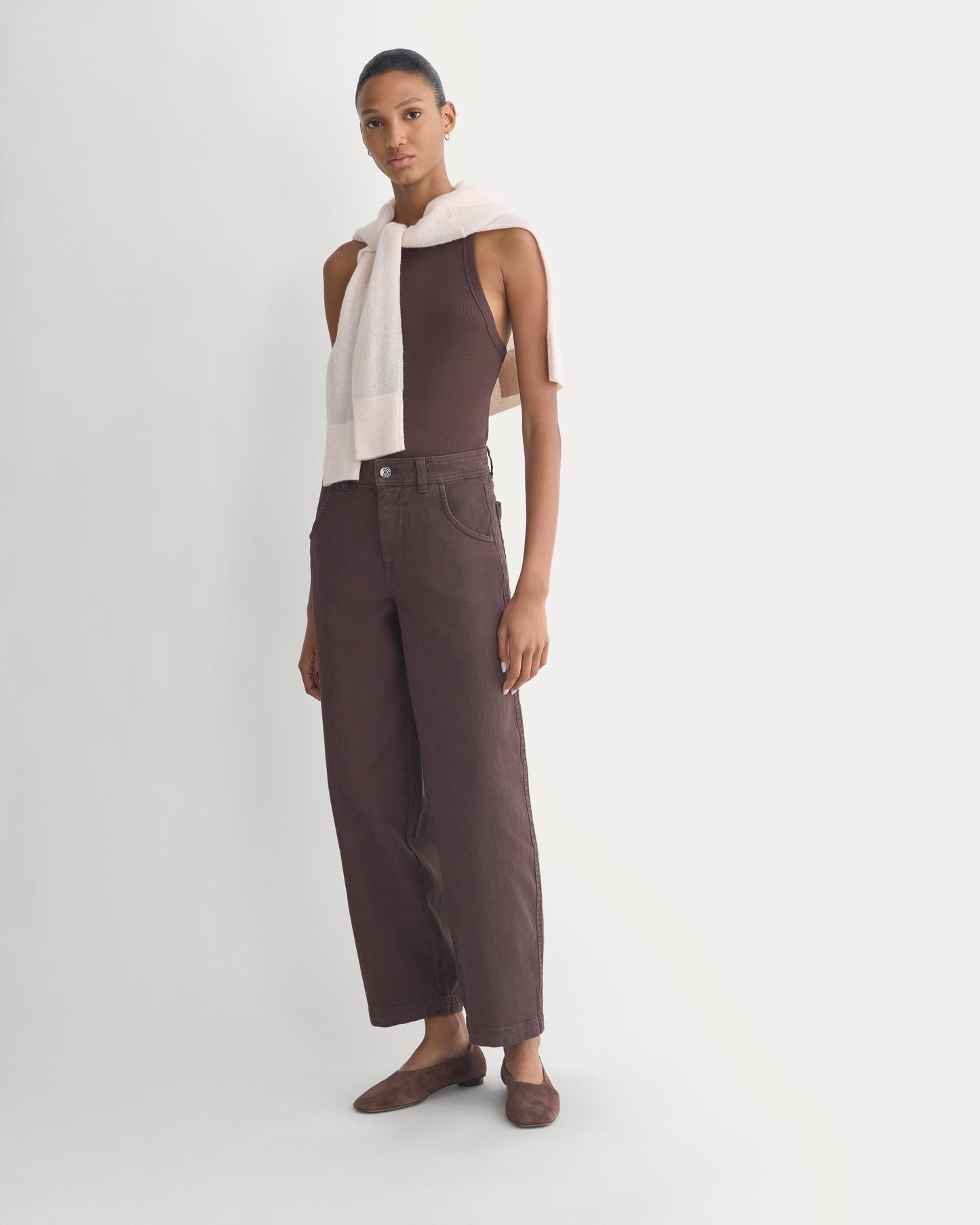 Utility Twill Barrel Pant