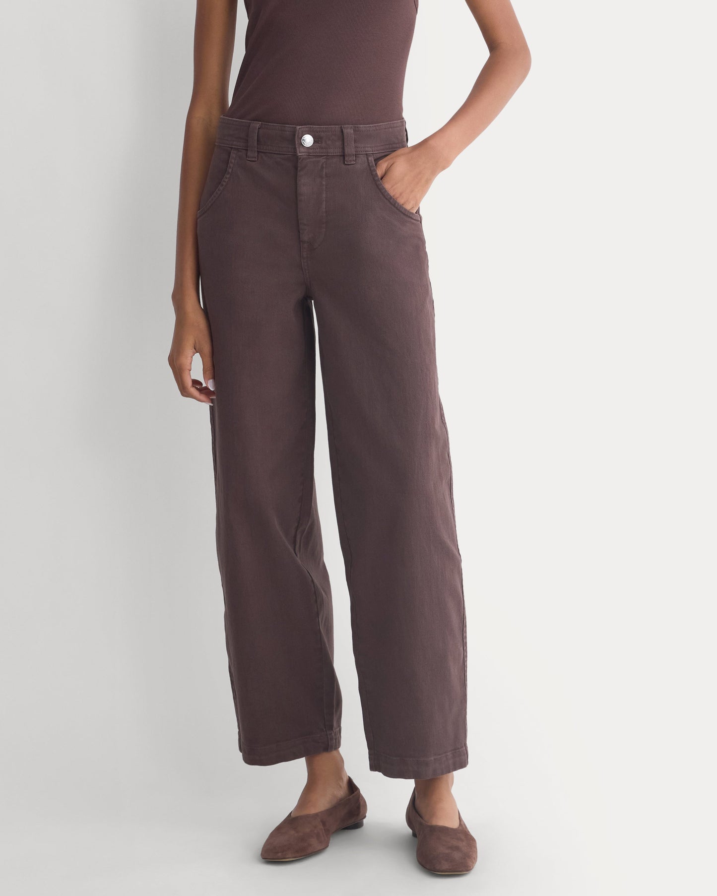 Utility Twill Barrel Pant