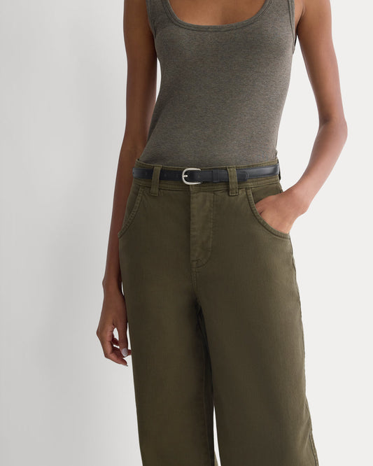 Utility Twill Barrel Pant