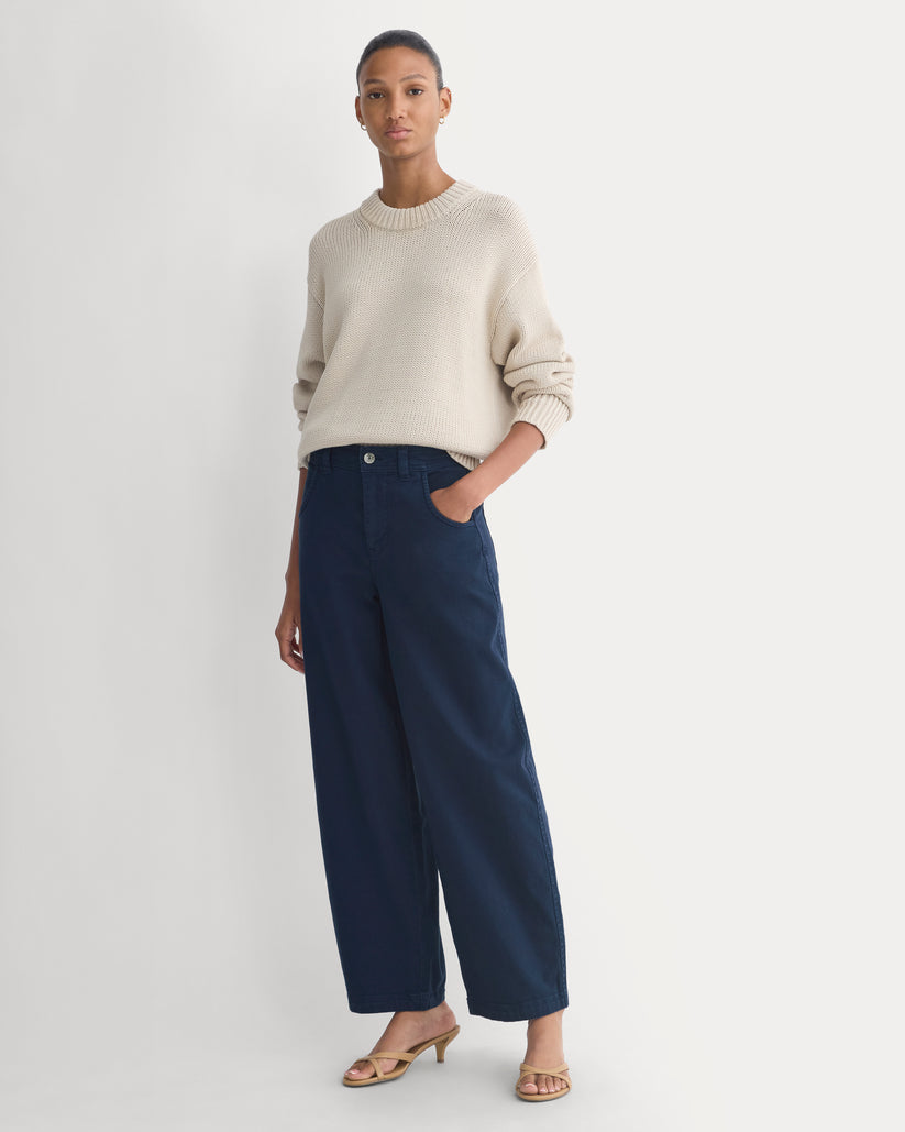 Utility Twill Barrel Pant