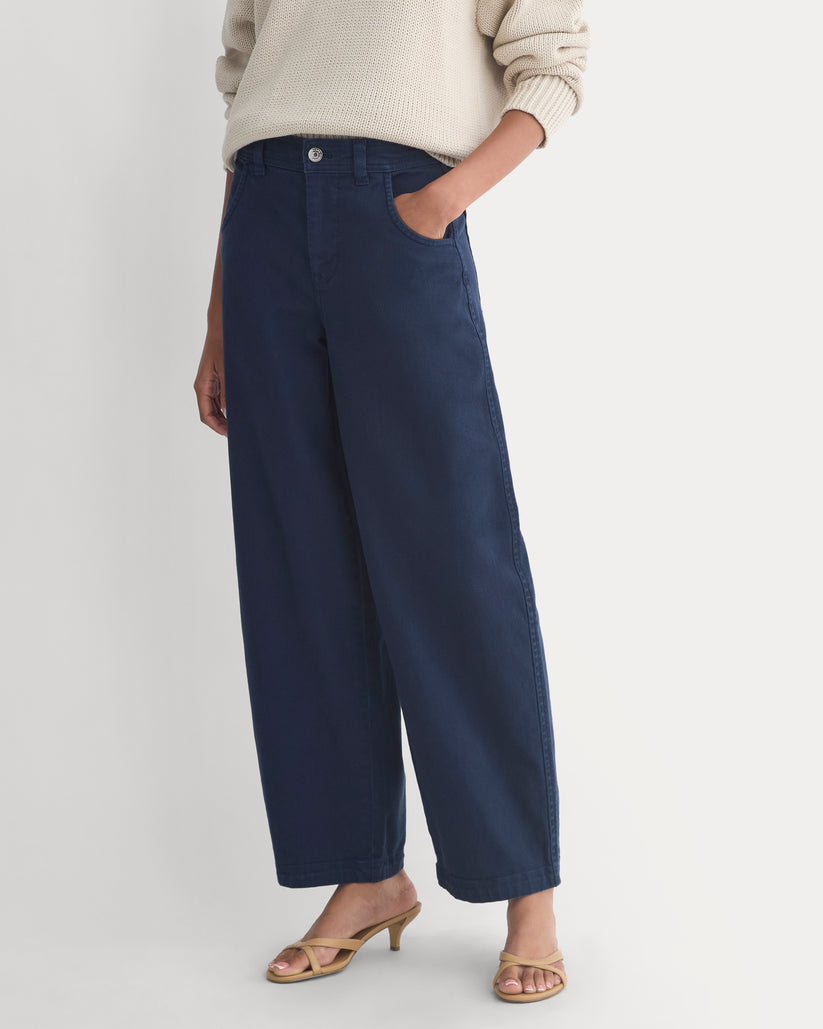 Utility Twill Barrel Pant