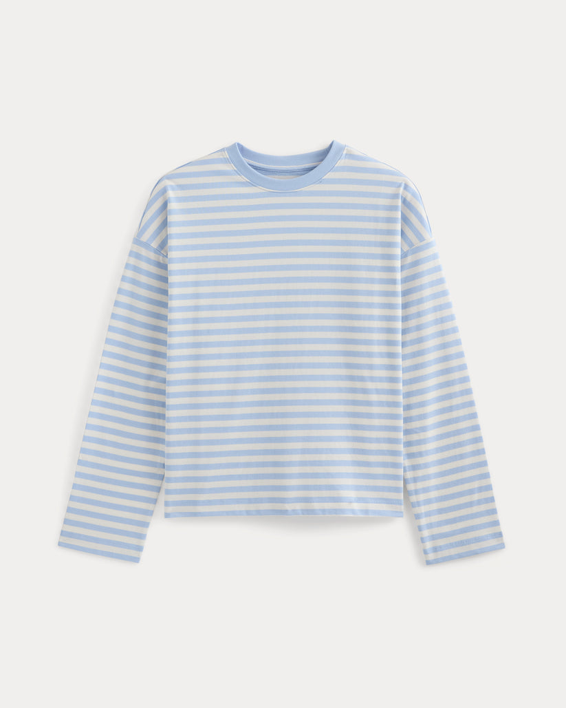 Forever Jersey Boxy Long-Sleeve Crew