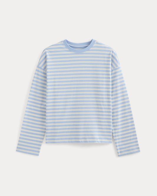 Forever Jersey Boxy Long-Sleeve Crew