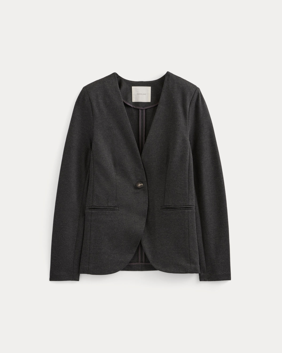 Collarless Ponte Blazer