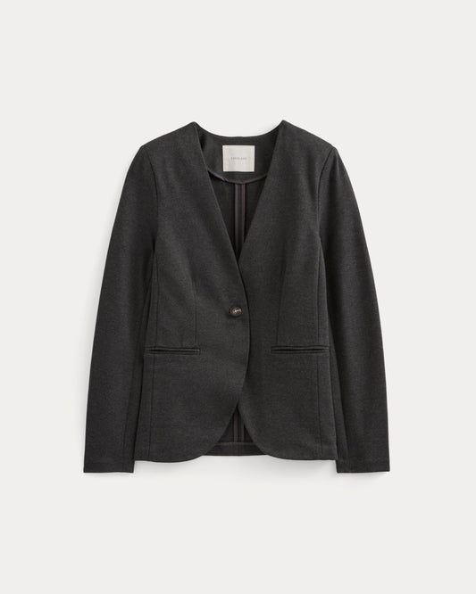 Collarless Ponte Blazer