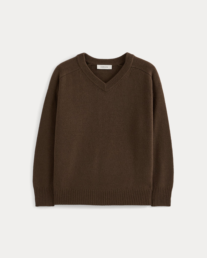 Cashmere High V Boyfriend Sweater