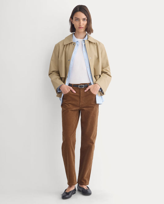 Stretch Corduroy Cigarette Pant
