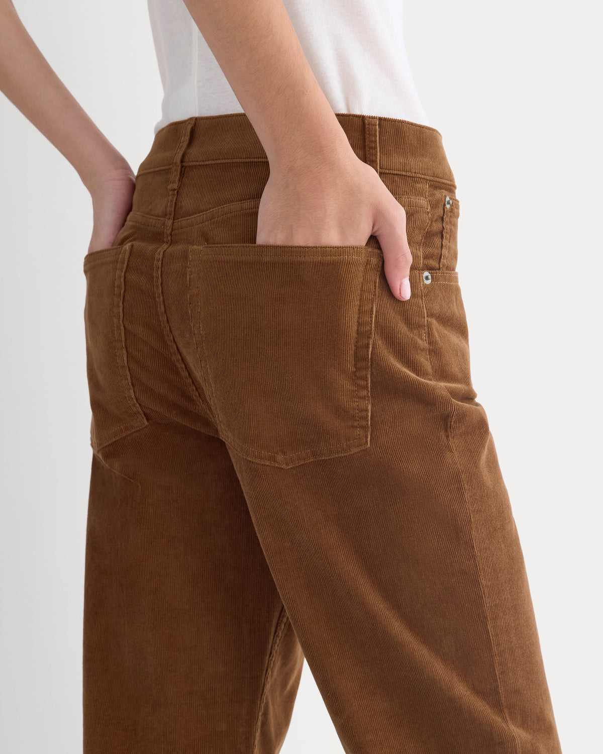 Stretch Corduroy Cigarette Pant