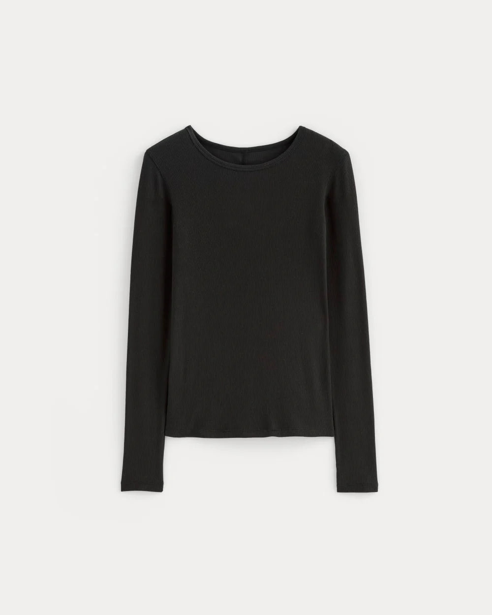 The Luxe Rib Long-Sleeve Crew