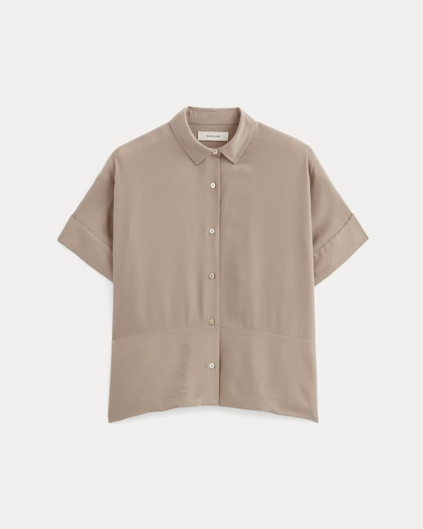 The Boxy Shirt in Washable Silk