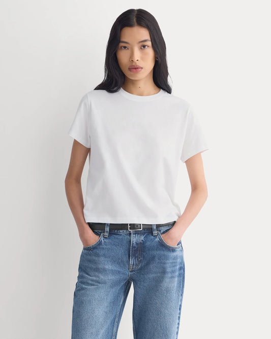 The Box-Cut Tee in Essential Cotton
