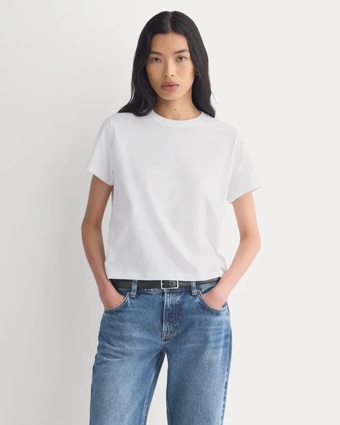The Box-Cut Tee in Essential Cotton