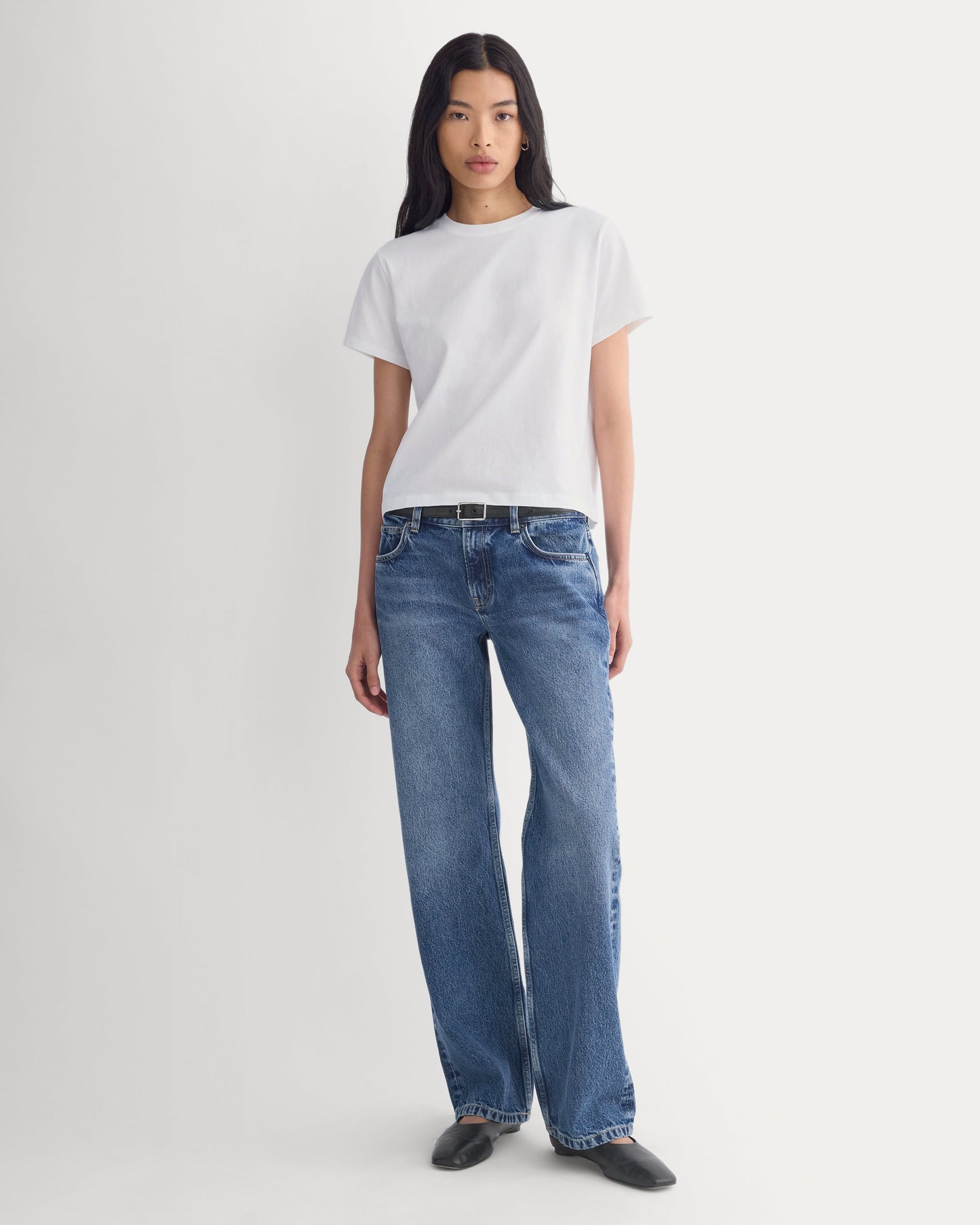 The Box-Cut Tee in Essential Cotton
