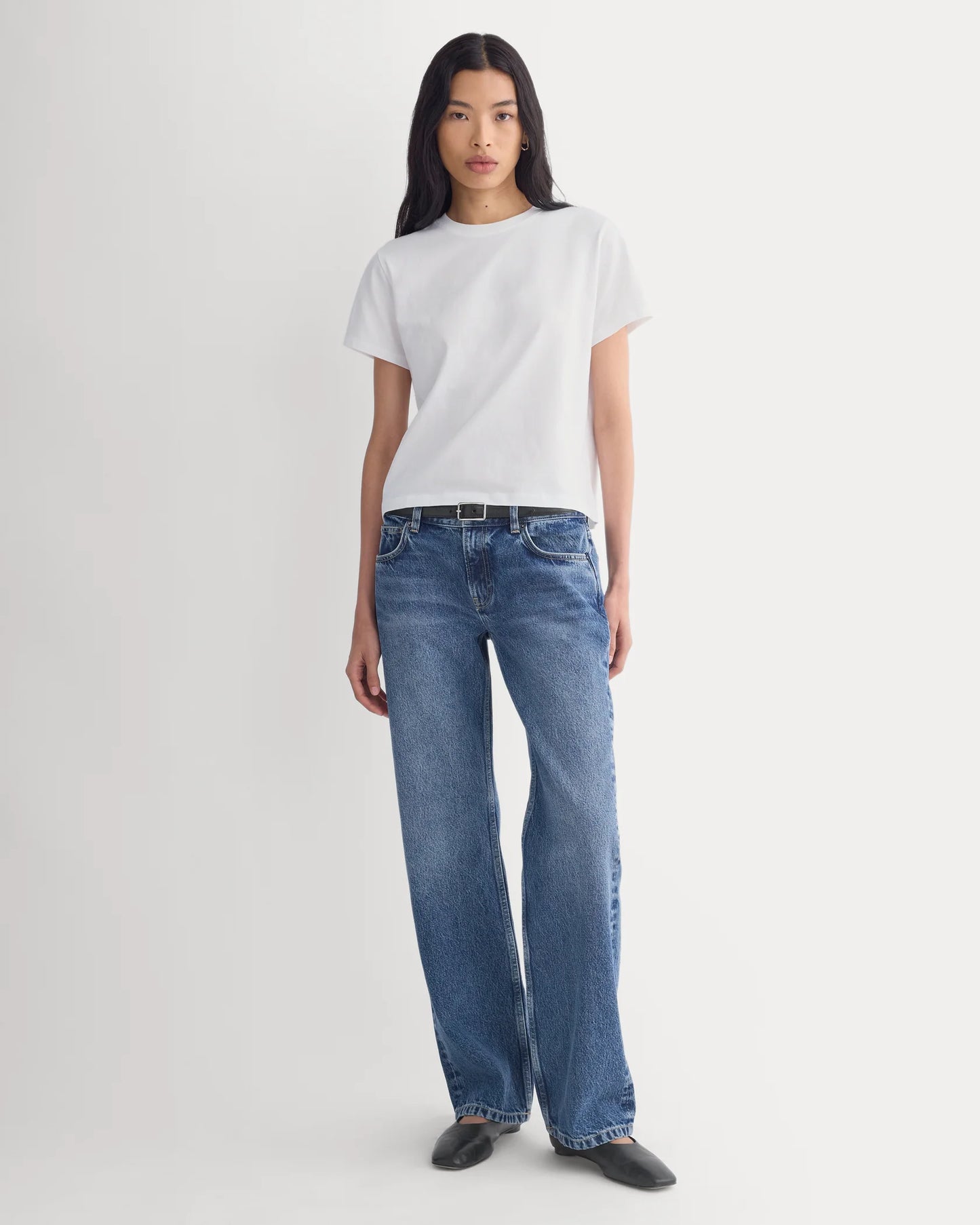 The Box-Cut Tee in Essential Cotton
