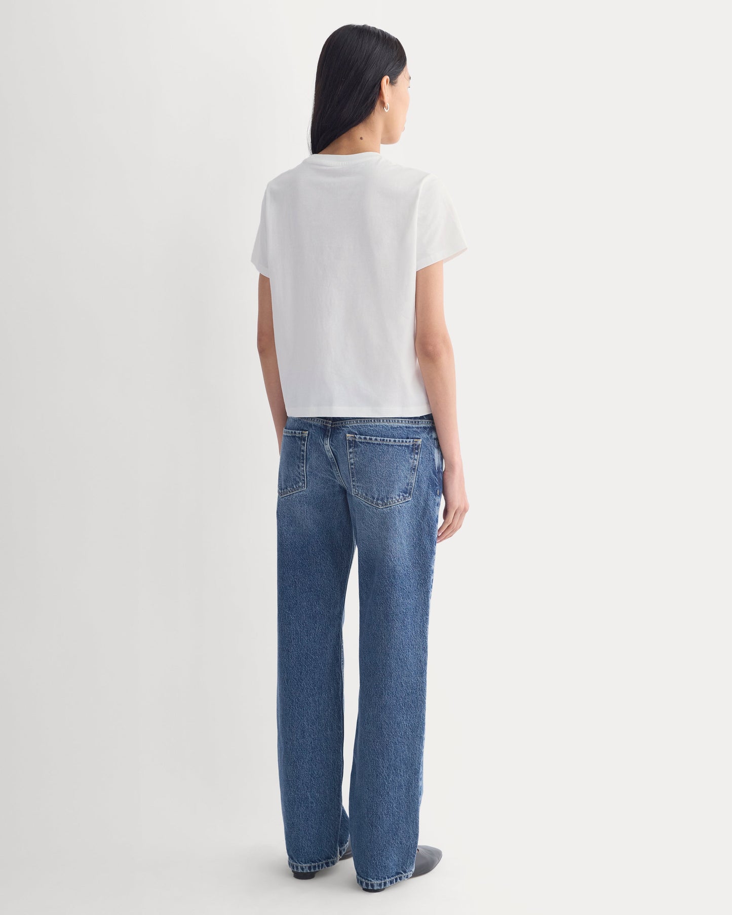 The Box-Cut Tee in Essential Cotton