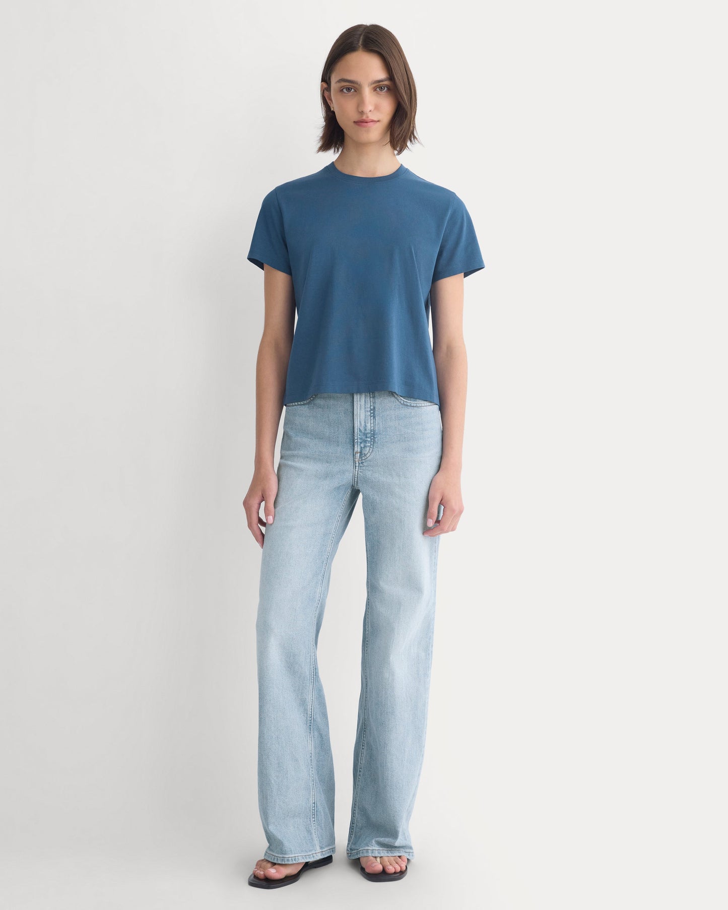 The Box-Cut Tee in Essential Cotton