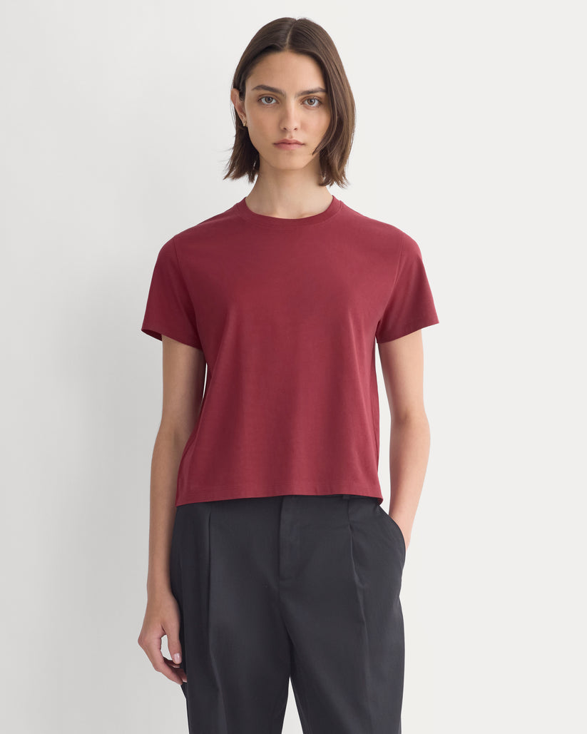 The Box-Cut Tee in Essential Cotton