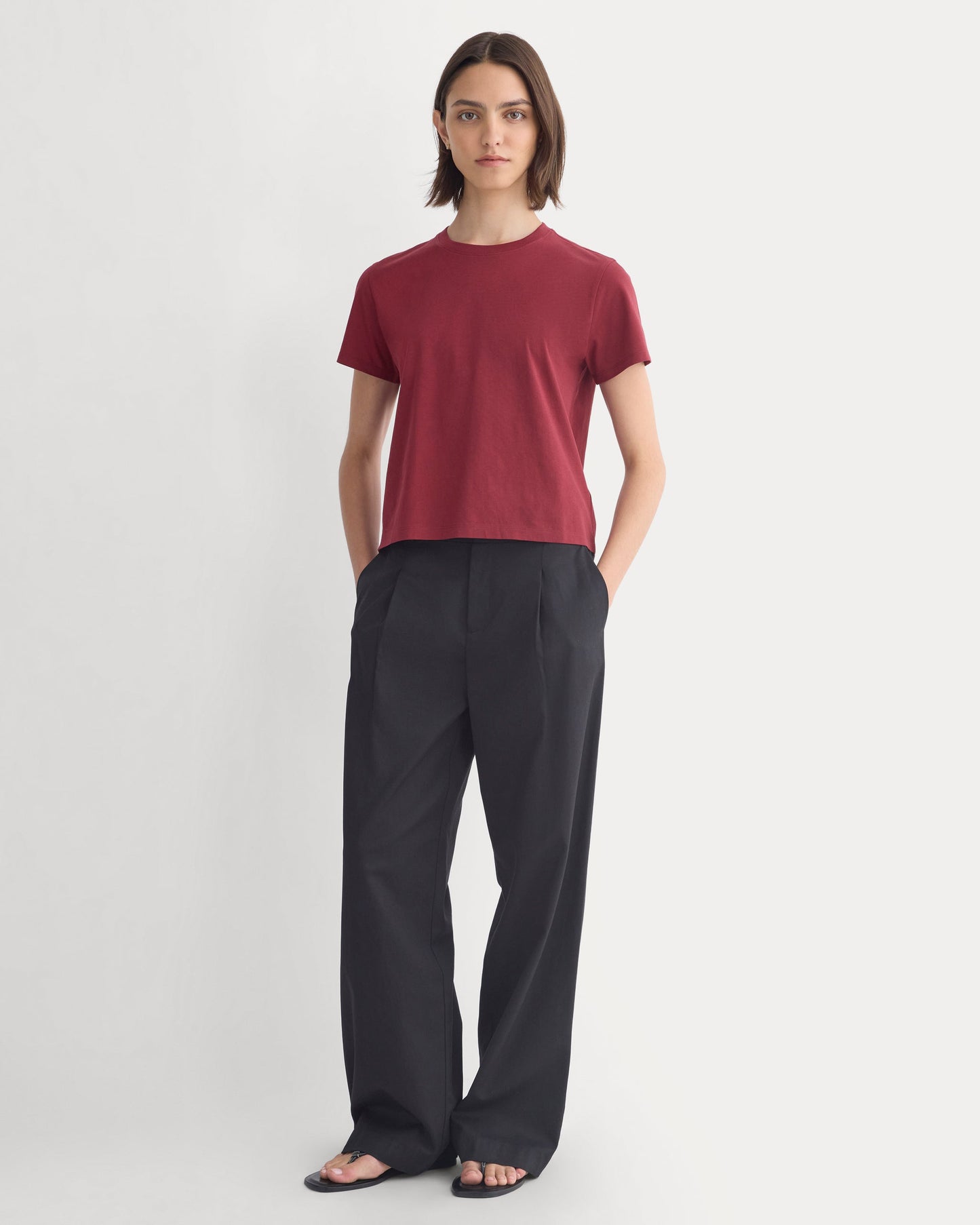 The Box-Cut Tee in Essential Cotton