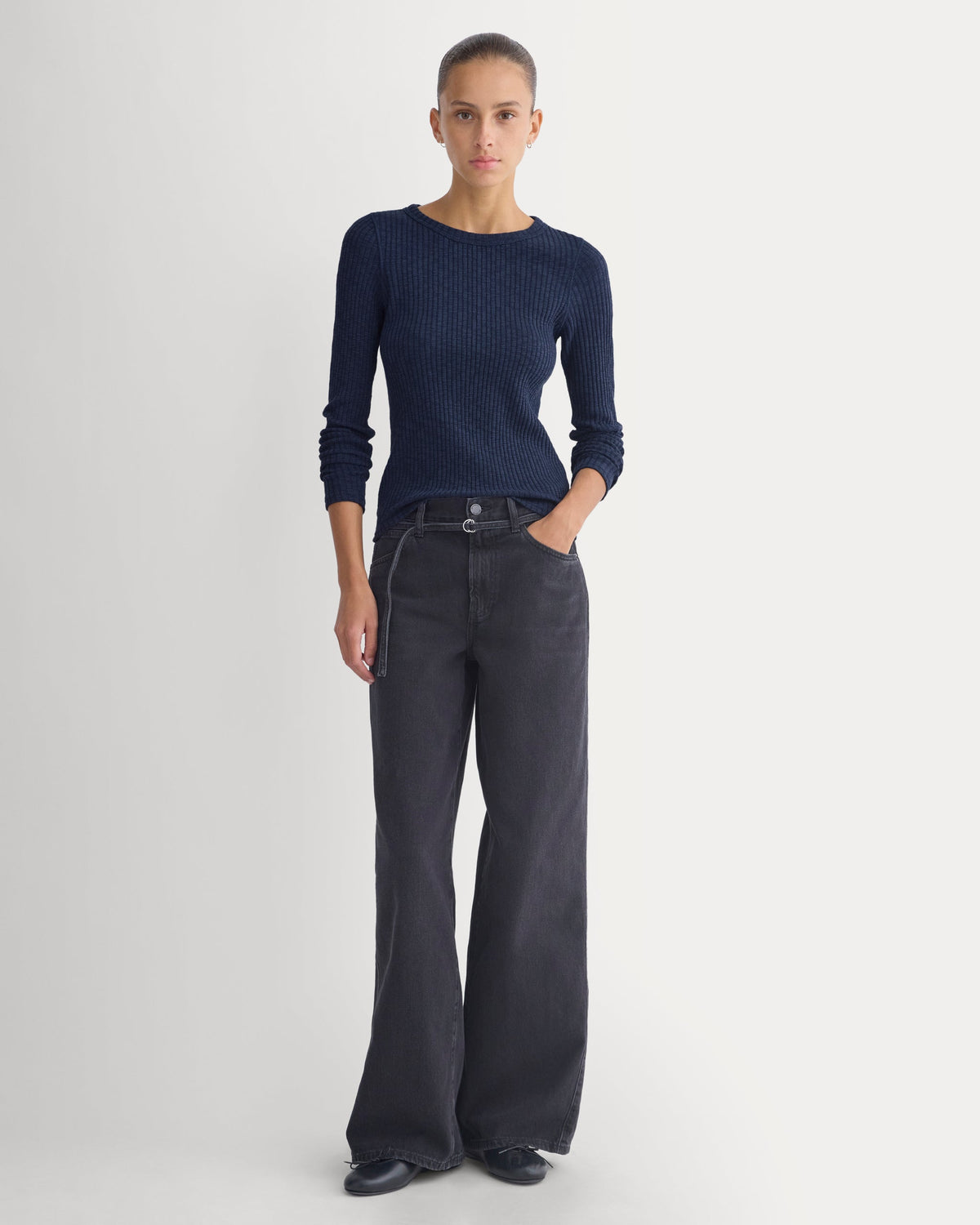The Cozy Rib Long-Sleeve Tee