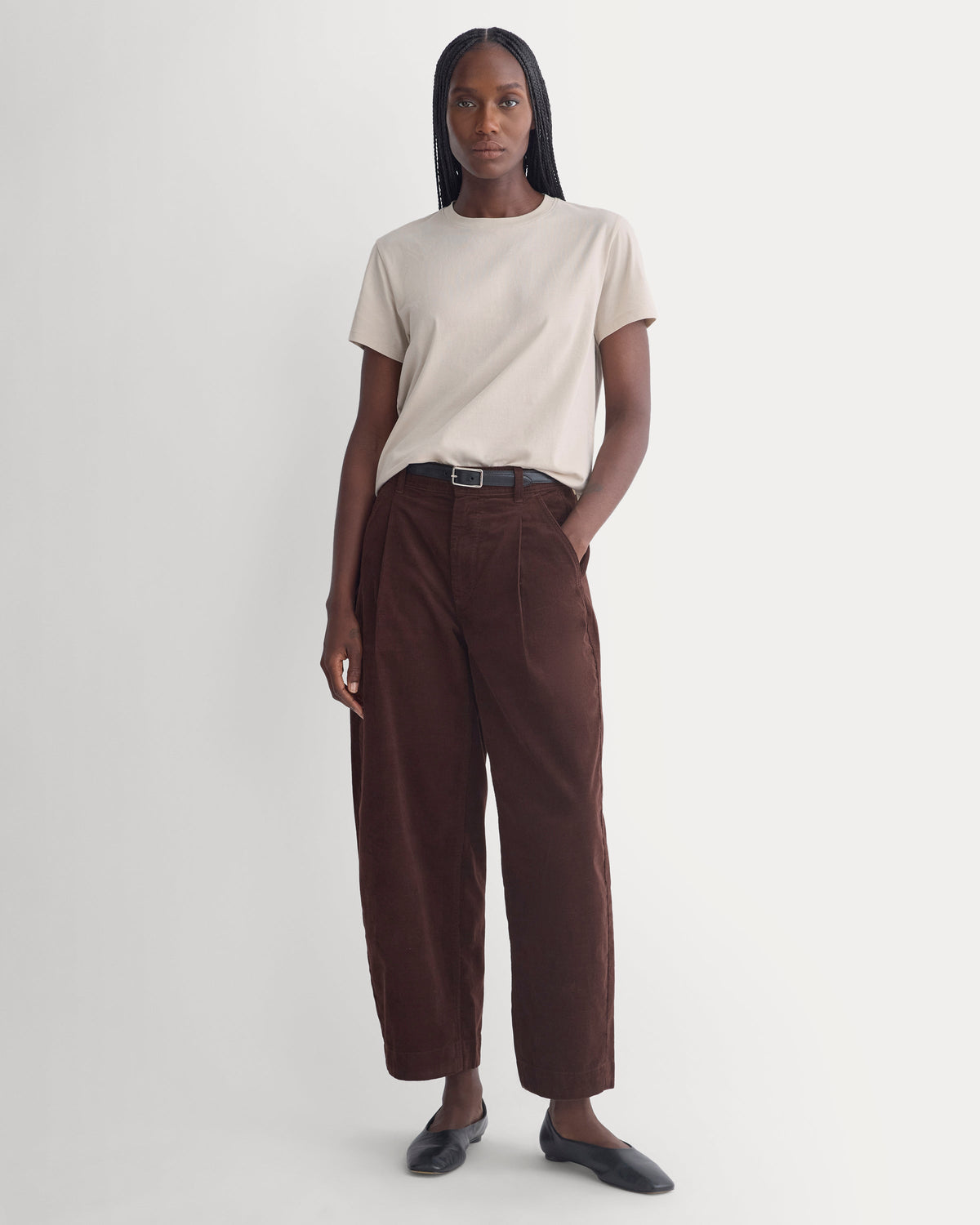 The Box-Cut Tee in Essential Cotton