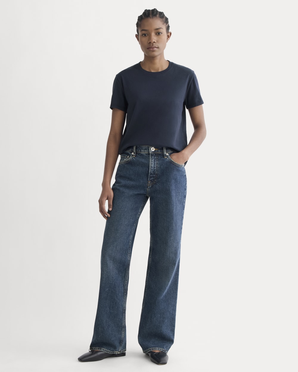 The Box-Cut Tee in Essential Cotton