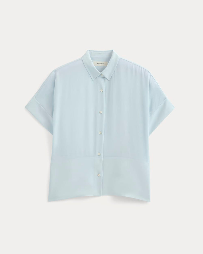 The Boxy Shirt in Washable Silk